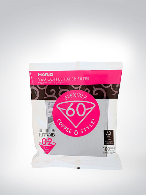 Hario Paper Filter 02, up to 4 cups