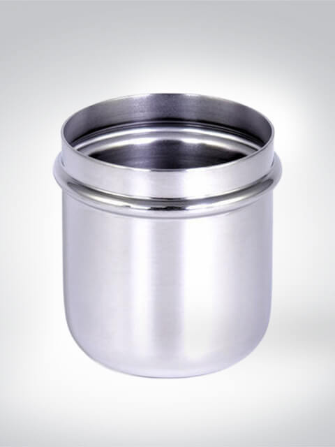 Motta Dosing Cup polished stainless steel, 60mm